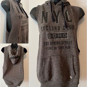 Forever 21, sleeveless sweater with hood size XS